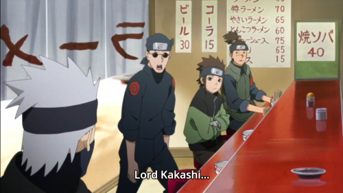 Okay, So Let Me Get This Straight... Kakashi Went To Ichiraku, Sat There Then Saw Everyone Having A Discussion