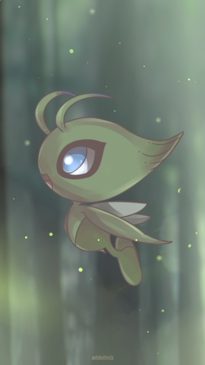 autobottesla:  Day 721 - Turn Back the Clock Celebi | セレビィ Only Celebi knows when it came from. Celebi uses powers borrowed from Dialga to shift through many timelines. Each trip through time creates yet another universe. Celebi can grant wishes