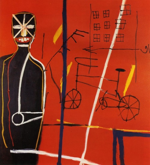 razkushutinstva:Jean-Michel Basquiat, Pedestrian, 1984