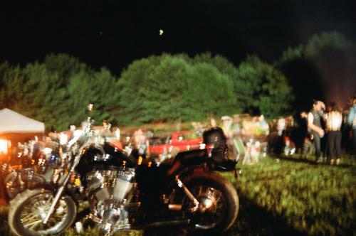 Strange Days 7. Long exposure bikes in the night. 