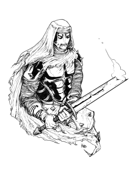 Leper from Darkest Dungeon. Also first halfway decent attempt at digital inking ( ᐛ )و