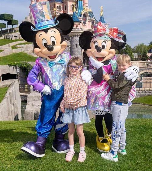 vikkates: May 13, 2022: Prince Jacques and Princess Gabriella of Monaco visit Disneyland Paris.