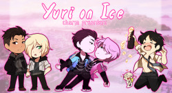 My Yuri on Ice charms are now available for preorder! Charms will be 2inch double sided clear acrylic.    Preorder period lasts from January 8 - January 22 31, 2016. Get them at my store: http://catscrown.tictail.com/Reblogs are appreciated! Edit: