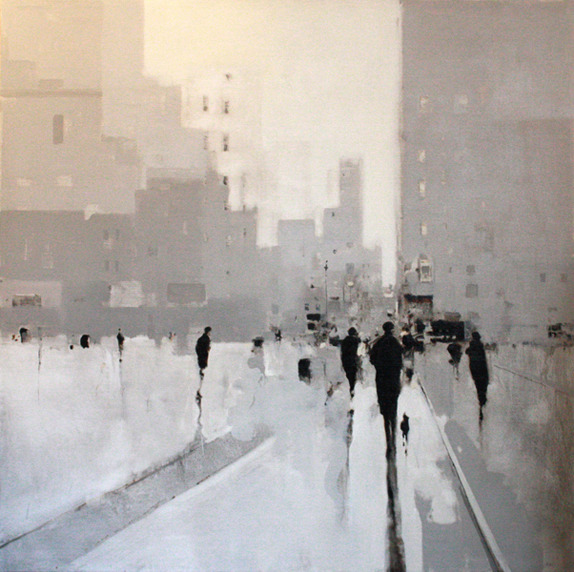 transiberiana:   Geoffrey Johnson, City walk evening 