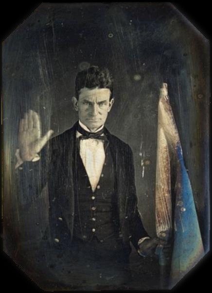 The earliest known image of John Brown, born today in 1800. Taken by African-American photographer A
