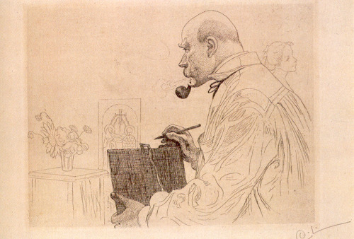 Self-portrait, 1912, Carl Larsson