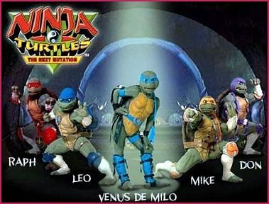 Remember when they introduced the 5th #ninjaturtle #VenusDeMilo  #TheNextMutation #TMNT #teenagemuta