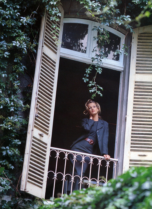iconographyblog: Karen Mulder | Photography by Mikael Jansson | For Vogue Magazine UK | October 1992