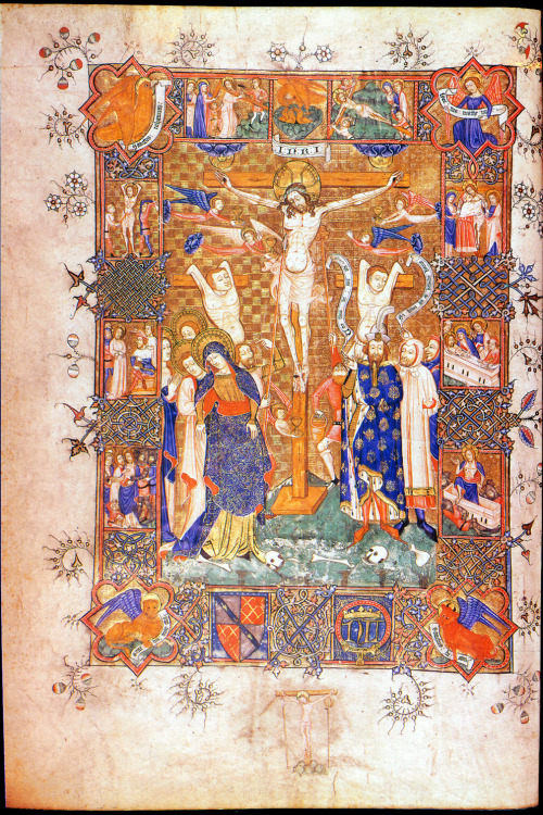 Litlyngton Missal (London, Westminster Abbey, MS. 37) fol. 157v. The small crucifix at the bottom wa