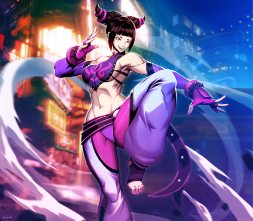  Happy Birthday Juri !! Character portrait done for Street Fighter : The Miniatures Game, published 