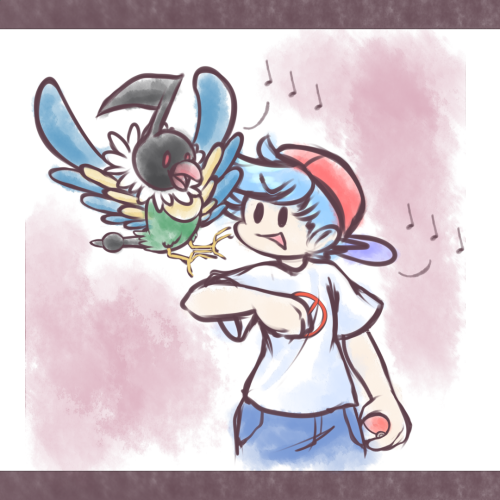 Chatot is the perfect pokemon for BF <3