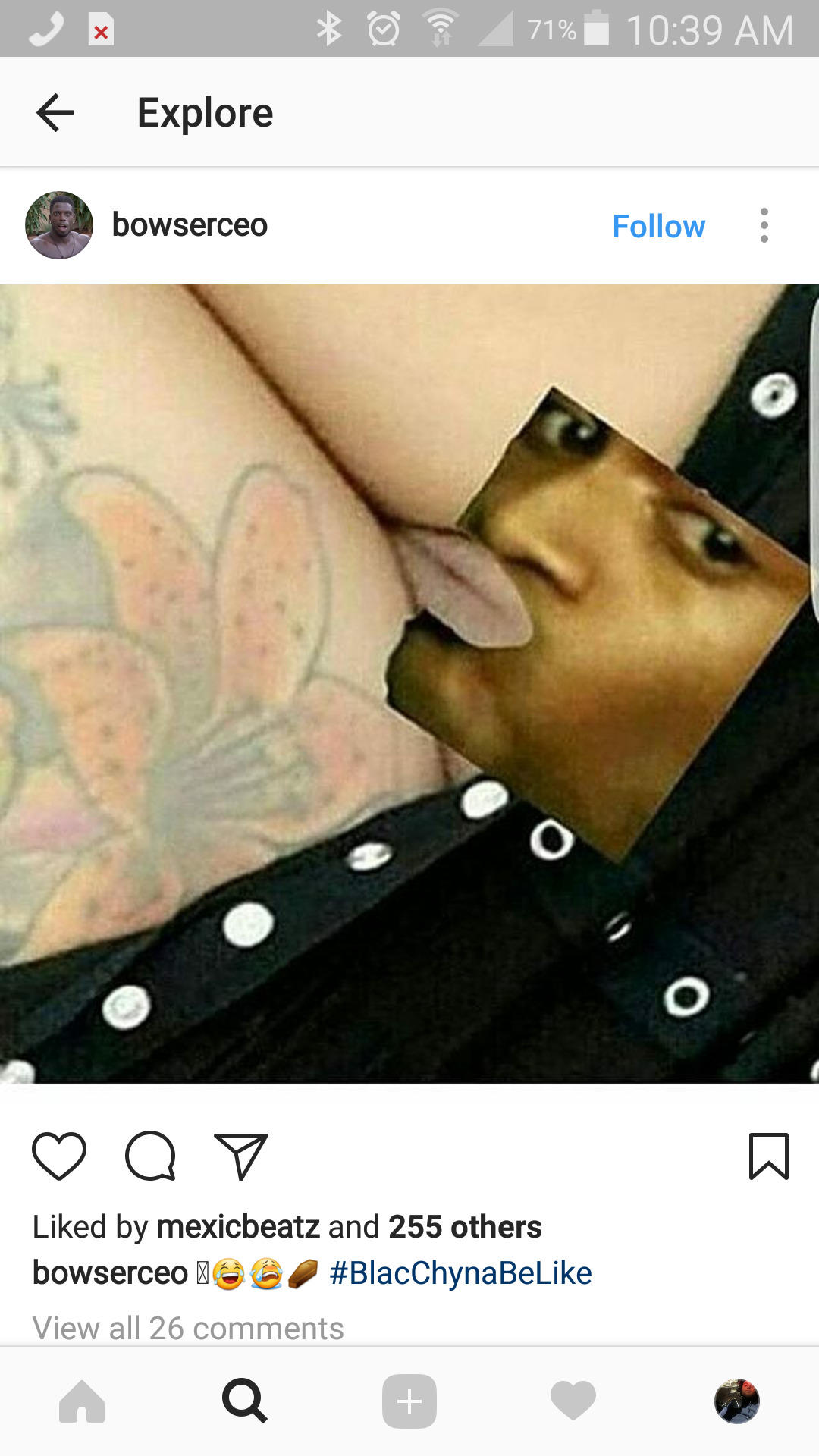 40bandz:  Blacc chyna nudes