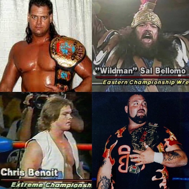 Posted @withregram • @that_time_in_ecw Some had long runs in the company. Some had brief stints. Some won championships and headlined main events. Some were jobbed out to put others over. Nonetheless, they all played a part. RIP Legends.Mike Awesome