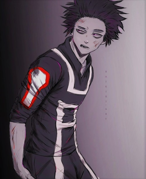 raikiriart:Shinso Hitoshi, anyone?I am just gunna post this while I wait anxiously for the next chap