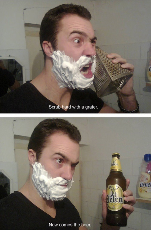 ryanvoid: interstellardiamond: couchnap: girldwarf: heyfunniest: How to grow a man beard. he ha