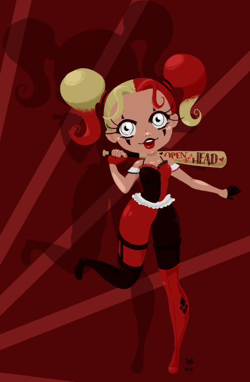 Harley Quinn fanart \o/ Clothes designed by me xD