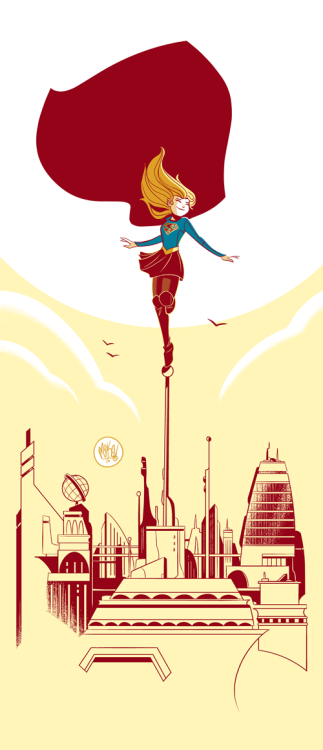 comicbookwomen:         CBS Supergirl by mikemaihack