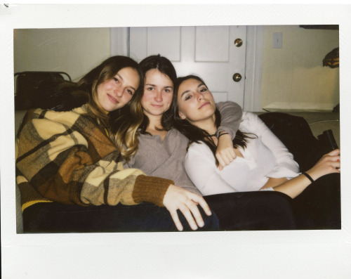 Polaroids at the diy art exhibition You Called Me Baby (rebekah campbell and morgan maher)