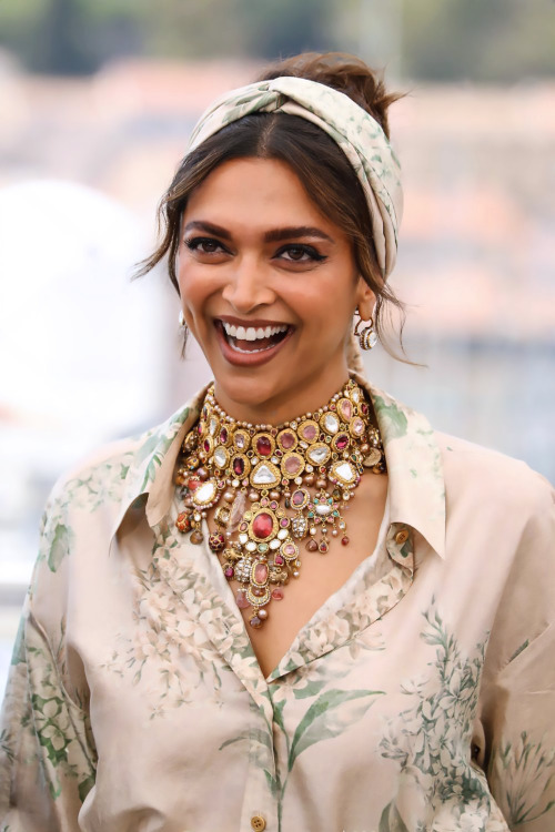 Deepika Padukone attends the photocall for the Jury during the 75th Annual Cannes Film Festival at P