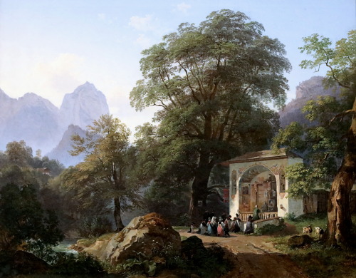 Joseph Martin Höger. Forest Chapel. 1825. Belvedere Gallery, Vienna.