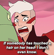 floralbow:scorpia + her intense crush on catra