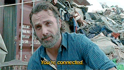 Rick and Morgan in Fear the Walking Dead 4x01 “What’s Your Story?”Gifs by: walking-dead-icons.