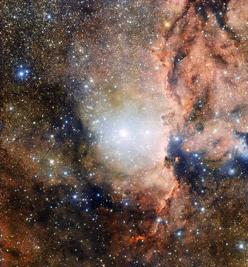 just&ndash;space:Star cluster NGC 6193 and Nebula NGC 6188 js