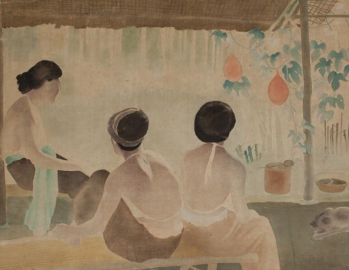 fordarkmornings:  Nguyễn Đức Nung (Vietnamese, 1914–1983) – Trois femme