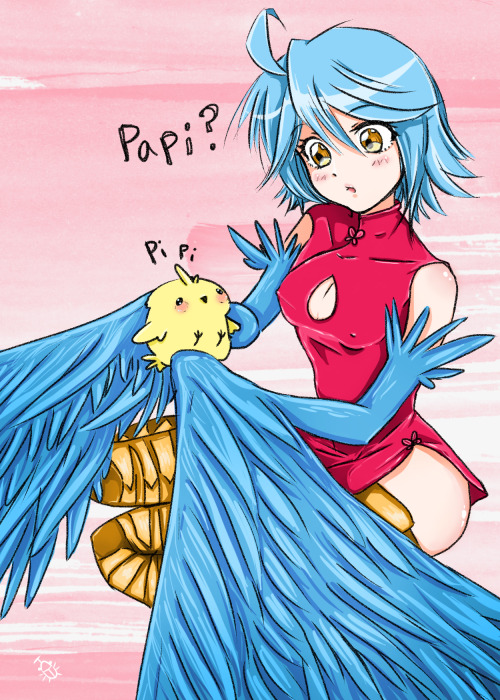 XXX grub-art: Piyo Piyo Papi! > u< <3 photo