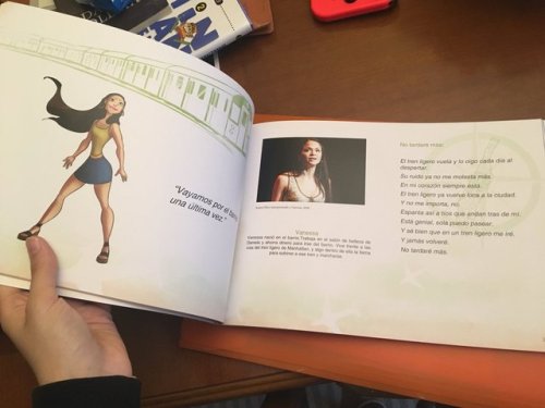 luciarodher: Posting here some photos of the In The Heights’ artbook for my final career proye