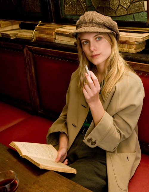 Mélanie Laurent as Shosanna reading and smoking in Inglourious Basterds (2009).Most and best of all 