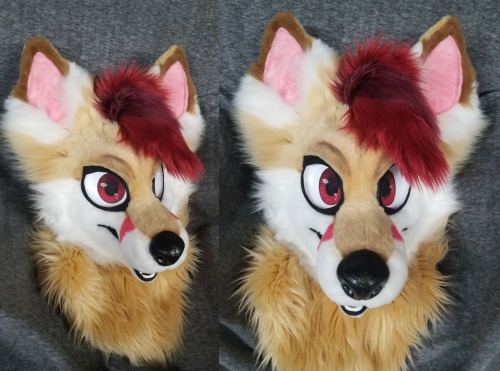 fursuit head for Vermilion