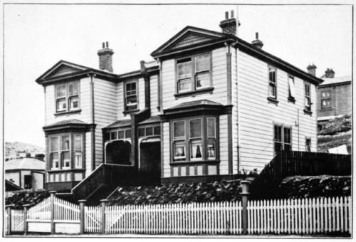 vintagehomeplans:New Zealand, 1908: Houses Erected Under the Workers’ Dwellings ActA duplex wi