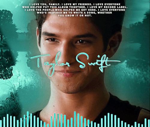 TEEN WOLF CHARACTERS As TAYLOR SWIFT ALBUMS (insp. X X X)