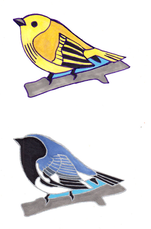 wbicepuppy: Hypothetically speaking, if I had little pins made from different birds (warblers, hummi