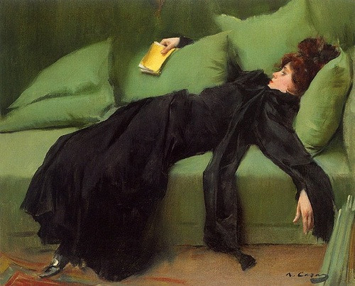 marzipanandminutiae:  art-is-art-is-art: Young Decadent, Ramon Casas what a fucking