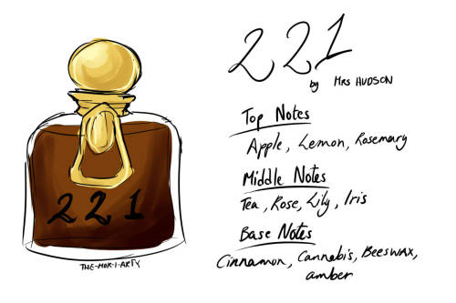 the-more-i-arty: Some Sherlock based fragrance concepts, pour homme et pour femme. No idea how they&