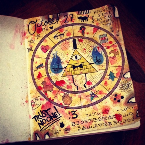 flowerbanana: Bill Cipher from Gravity Falls It’s like a “my profile page” in my n