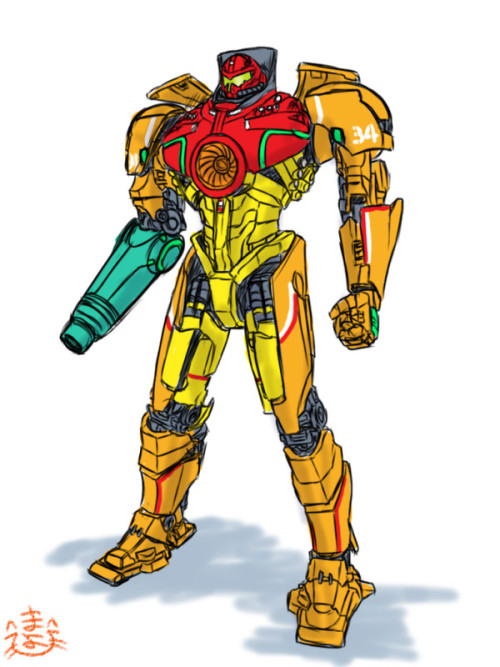 tuya28: パシフィック・リムのジプシー・デンジャー描いたよ！　… on Twitpic
