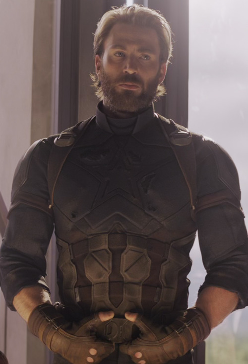 a7estrellas:Chris Evans as Steve Rogers Avengers: Infinity War (2018) dir Joe and Anthony Russo