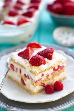 guardians-of-the-food:  Strawberry Cheesecake