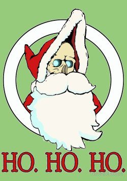 toruandmidori:  &ldquo;HO. HO. HO.&rdquo; Merry Hogswatch!  Get your Discworld Christmas / Hogswatch cards, sweaters and more here! Also available at TeePublic.