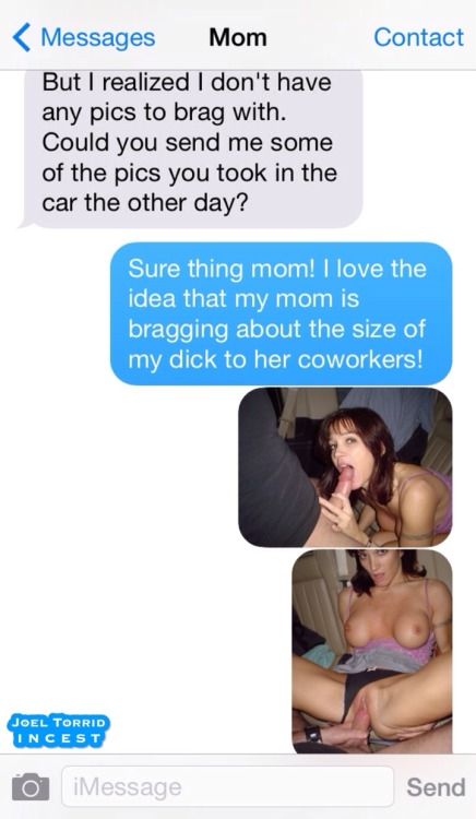 joeltorrid3:  Mom likes to brag about me to her friends… 