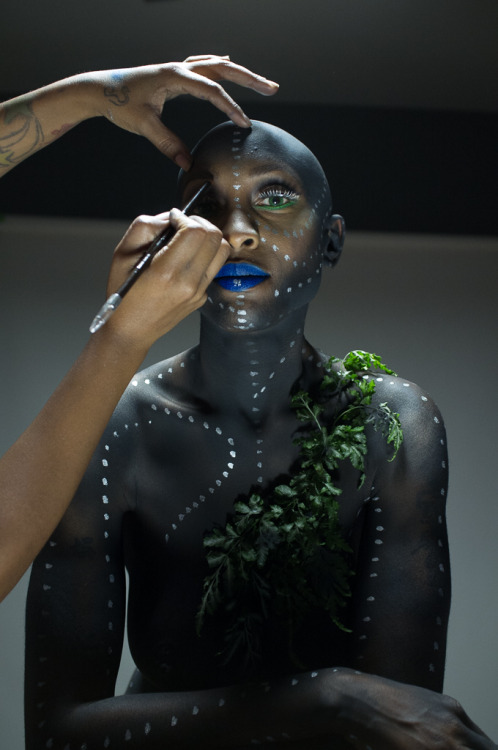 aznotnewk:  The Mi Amore EDITION of the \blak\ CODE featuring Kwentonza. This edition of the \blak\ CODE series by Mi Amore is her own interpretation of what “\blak\ CODE” means to her.Photography by: Gus Bennett Makeup and conceptual ideas by: Mi