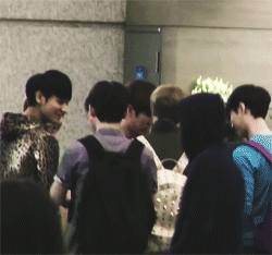 ewxiuhan:  4/? of xiuhan moments. When minseok brings the best out of lu han. When