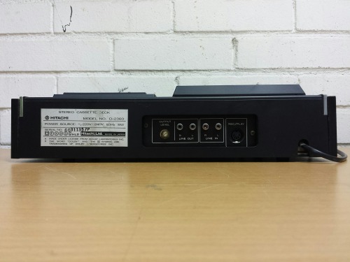 Hitachi D-2360 Stereo Cassette Tape Deck, 1975