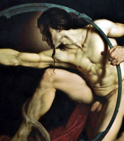 ganymedesrocks:Roberto Ferri - born in 1978 - “Achille”, 2017 with a Facial Zoom detail view.  The o