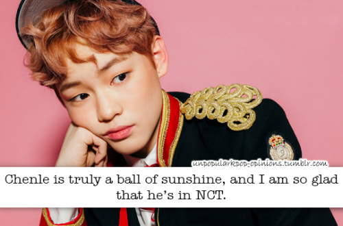 unpopularkpop-opinions: Chenle is truly a ball of sunshine and I am so glad that he’s in NCT.