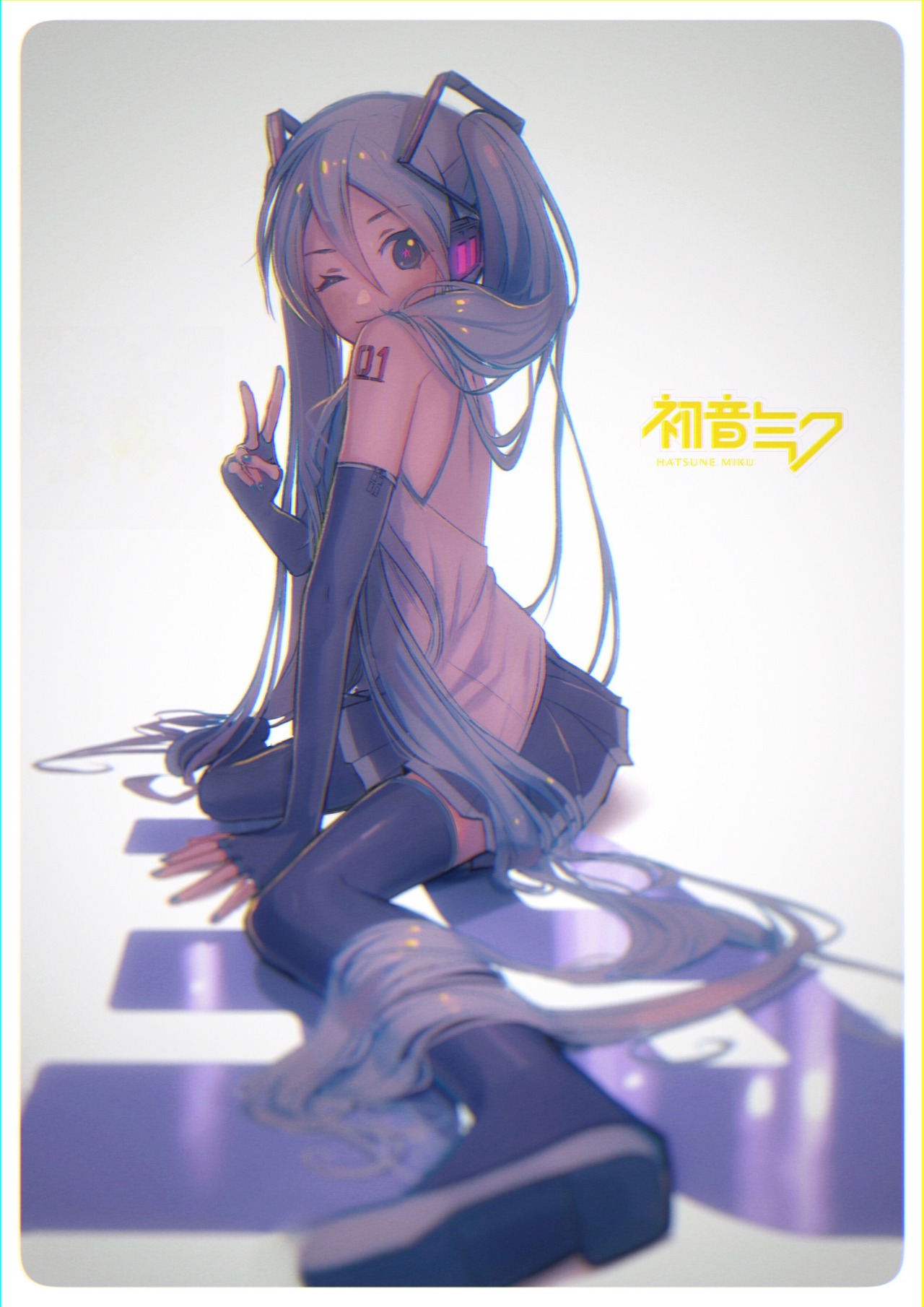 ppinne:  ミクの日! Today is MIKU day! The number 39 is pronounced like “Mi-Ku”