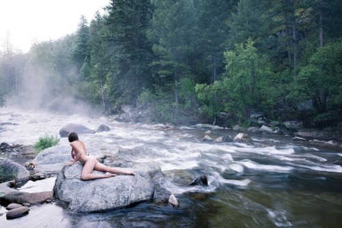 junestpaul:  Photo collaborations with friends always turn out awesome   junestpaul in Big Thompson Canyon river, Estes Park, Colorado by sixfivehigh 